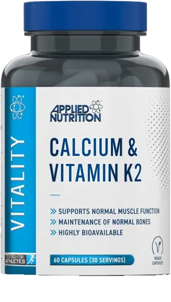 Applied Nutrition Calcium & Vitamin K2 Подкрепа за здрави кости и мускули
