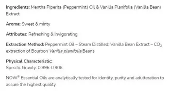 NOW Foods Candy Cane Oil Holiday Blend Eтерично Масло от Бонбонена Тръстика с Масло от Мента и Ванилия - 30 мл