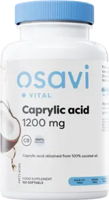 Osavi Caprylic Acid 1200 mg За здравословен баланс на микрофлората