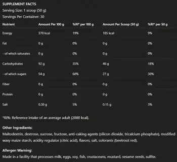 Core Champs CARBOX Advanced Carb Formula За дълготрайна енергия