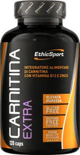 EthicSport CARNITINA extra Caps 750 mg L-карнитин за издръжливост и енергия х 120 капсули