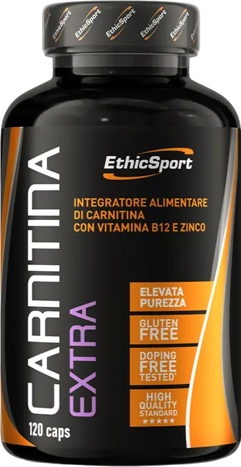 EthicSport CARNITINA extra Caps 750 mg L-карнитин за издръжливост и енергия х 120 капсули