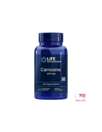 Life Extension Carnosine 500 mg В подкрепа на клетъчното здраве х 60 капсули