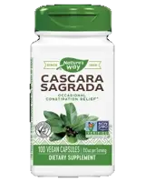 Nature's Way Cascara Sagrada 425 mg За облекчение при запек х 100 веге капсули