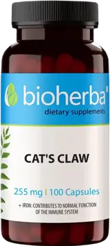 Bioherba Cat's Claw 310 mg Котешки нокът за силен имунитет х 100 капсули