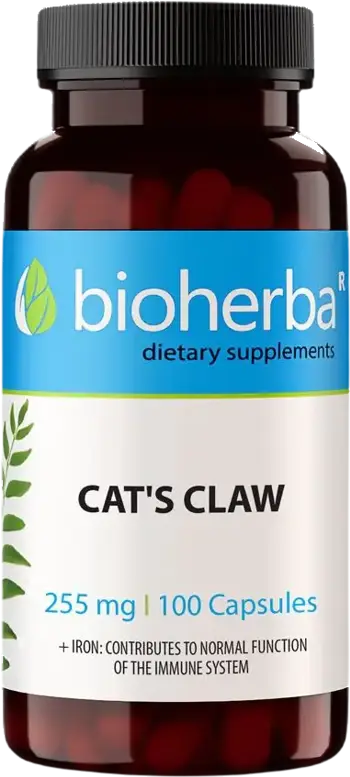 Bioherba Cat's Claw 310 mg Котешки нокът за силен имунитет х 100 капсули