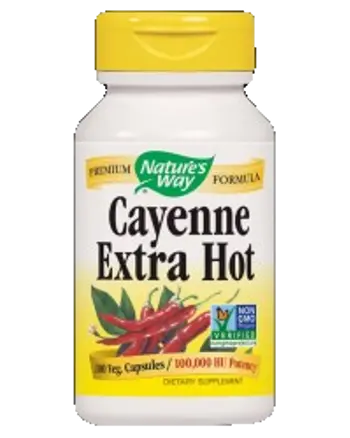 Nature's Way Cayenne Extra Hot 450 mg За метаболизъм и имунитет х 100 капсули