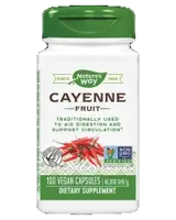Nature's Way Cayenne Fruit 450 mg За храносмилане и кръвообращение х 100 капсули