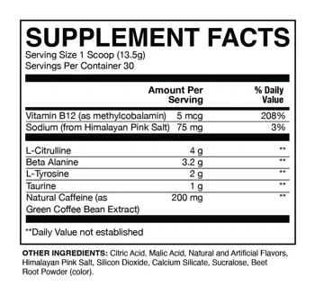 RAW Nutrition CBUM Essential Pre with Natural Caffeine Предтренировъчен комплекс