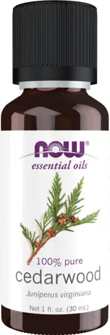 NOW Foods Cedarwood Oil 100% Pure Juniperus Virginiana 100% Чисто Масло от Кедрово Дърво - 30 мл