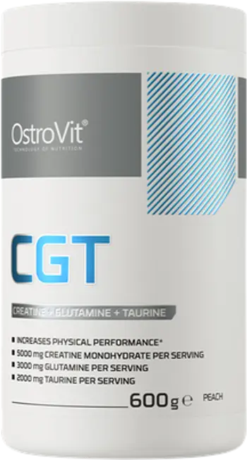 OstroVit CGT Powder Creatine + Glutamine + Taurine Креатин + Глутамин + Таурин - 600 грама, 30 дози