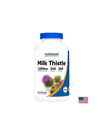 Nutricost Milk Thistle (Бял трън) 1000 mg х 240 капсули