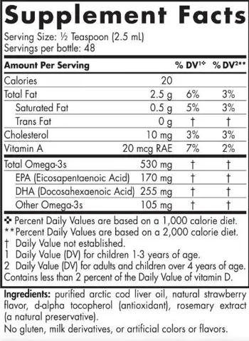 Nordic Naturals Children's DHA 530 mg Течна формула за деца