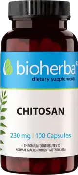 Bioherba Chitosan 230 mg За контрол на теглото и метаболизма