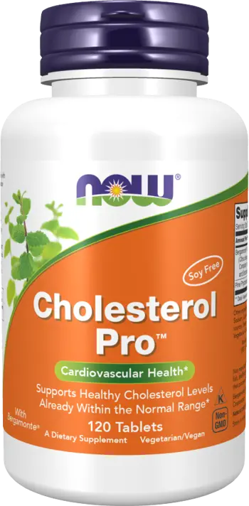 NOW Foods Cholesterol Pro Специализирана Формула за Регулиране на Холестерола - 120 таблетки, 60 дози