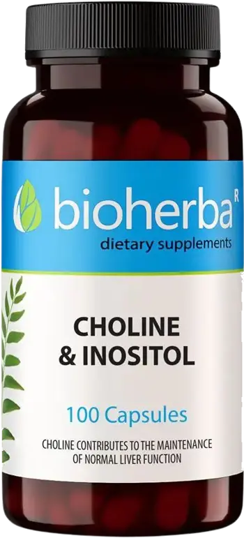 Bioherba Choline & Inositol За здраве на черен дроб и нервна система х 100 капсули