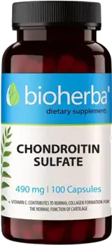 Bioherba Chondroitin Sulfate 590 mg Подкрепа за ставите и хрущяла х 100 капсули