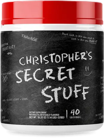 Christopher's Secret Stuff Champion Pre-Workout Лимитирана серия предтренировъчен комплекс