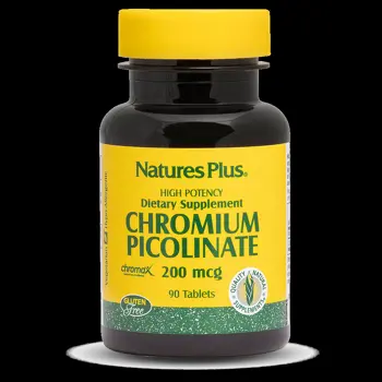 Natures Plus Хром Пиколинат 200 μg 90 таблетки