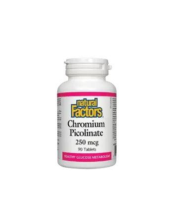 Chromium Picolinate 250 mcg 90 Таблетки, 90 Дози - Контрол на кръвната захар и теглото
