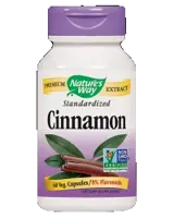 Nature's Way Standardized Cinnamon 400 mg Екстракт от канела за кръвна захар х 60 капсули