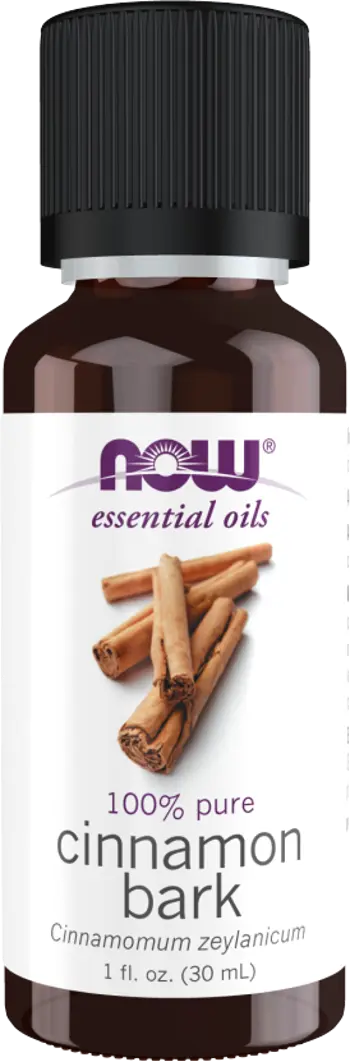NOW Foods Cinnamon Bark Oil 100% Pure Cinnamomum Zeylanicum Кора от Канела - 30 мл