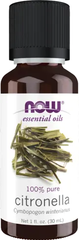 NOW Foods Citronella Oil 100% Pure Cymbopogon Winterianus 100% Чисто Масло от Цитронела - 30 мл