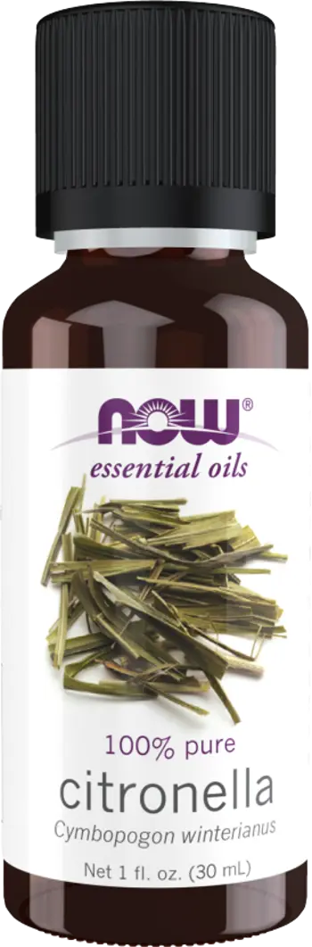 NOW Foods Citronella Oil 100% Pure Cymbopogon Winterianus 100% Чисто Масло от Цитронела - 30 мл