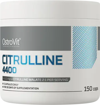OstroVit Citrulline 4400 мг Caps Цитрулин Малат на Капсули - 150 капсули, 30 дози