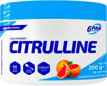 6PAK Nutrition Citrulline Powder Цитрулин на Прах - 200 грама, 66 дози
