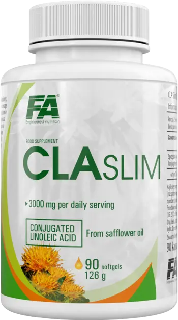 FA Nutrition CLA Slim 3000 мг Линолова Киселина - 90 гел капсули, 30 дози