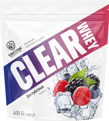 SWEDISH Supplements Clear Whey Premium Protein Isolate Суроватъчен Протеин Изолат - 400 грама, 16 дози