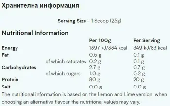 MyProtein Clear Whey Isolate Суроватъчен Протеин Изолат - 500 грама, 20 дози