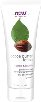 NOW Foods Cocoa Butter Lotion Soothe & Nourish Лосион с Какаово Масло - 237 мл