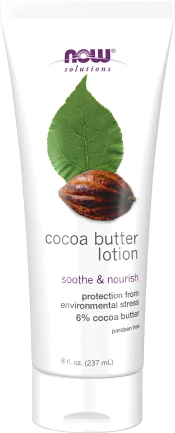 NOW Foods Cocoa Butter Lotion Soothe & Nourish Лосион с Какаово Масло - 237 мл