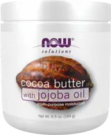 NOW Foods Cocoa Butter with Jojoba Oil 75% Какаово Масло с 25% Масло от Жожоба - 184 грама