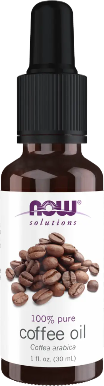 NOW Foods Coffee Oil 100% Pure Coffea Arabica Етеричнo Mаслo от Семената на Coffea Аrabica - 30 мл