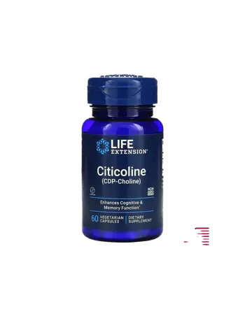 Life Extension Cognizin® CDP Choline Цитиколин 250 mg х 60 капсули