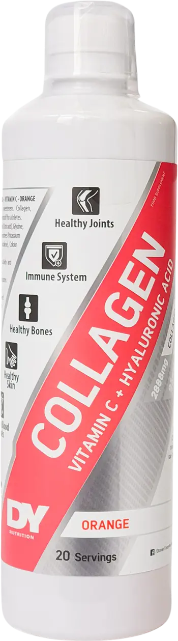 Dorian Yates Nutrition Collagen Liquid with Hyaluronic Acid & Vitamin C Хидролизиран Колаген + Хиалуронова Киселина и Витамин C - 500 мл, 20 дози