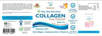Swedish Nutra Collagen Marine Beauty added Vitamin C, Zinc, Biotin and Hyaluronic Acid За здрава кожа, коса, нокти и стави
