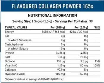 Applied Nutrition Collagen Powder with Hyaluronic Acid & Vitamin C За здрава кожа, коса, нокти и стави