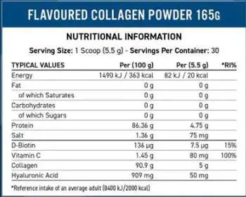 Колаген на Прах с Хиалуронова Киселина с Витамин C / Collagen Powder | with Hyaluronic Acid & Vitamin C