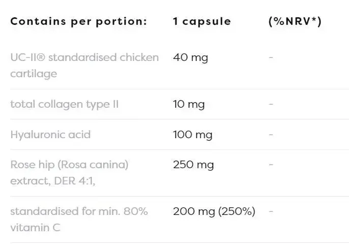 Osavi Collagen Type II with Hyaluronic Acid В подкрепа на ставите и мобилността