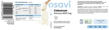 Колостра Имунитет / Colostrum Immuno 800 mg