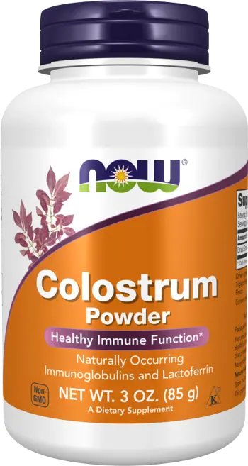 NOW Foods Colostrum Powder Коластра на Прах - 85 грама, 52 дози