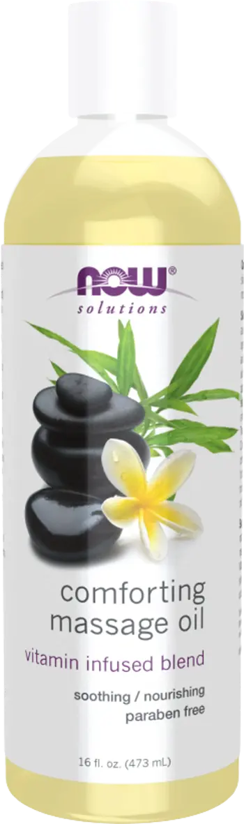 NOW Foods Comforting Massage Oil Paraben Free Успокояващо Масажно Масло - 473 мл