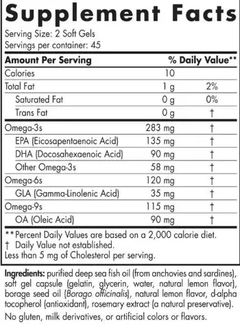 Nordic Naturals Complete Omega Junior 283 mg Омега 3, 6, 9 за деца