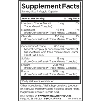 ConcenTrace Минерален Комплекс - 60 капсули, 60 Дози