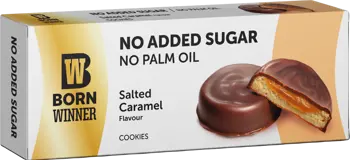 Born Winner Cookies No Added Sugar & Palm Oil - Salted Caramel Бисквити със солен карамел