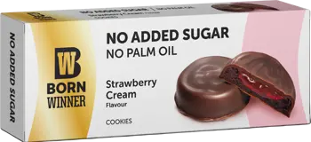 Born Winner Cookies No Added Sugar & Palm Oil - Strawberry Cream 100 грама